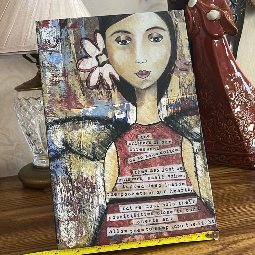Kelly Rae Roberts wall art collection 12”X8”
